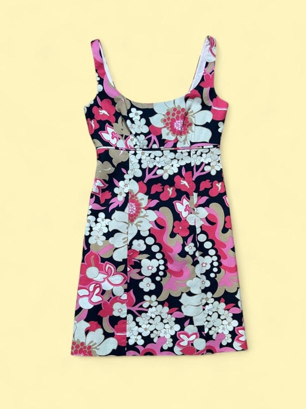 J. Crew Floral Mini Dress in Navy, Pink, White